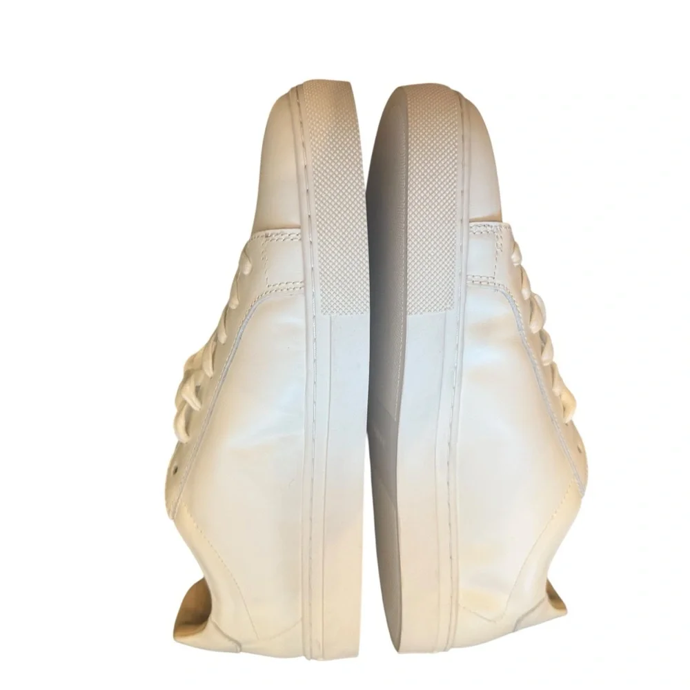 Quince Leather Everyday Sneakers White Lace Up Sz 10.5 - Picture 5 of 6